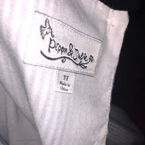 Seersucker little girl dress